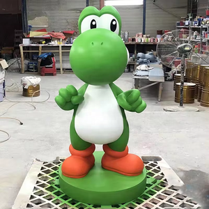 Estatua de <span class=keywords><strong>Mario</strong></span> <span class=keywords><strong>Bros</strong></span> Personalizada de Tamaño Real, Estatua de <span class=keywords><strong>Mario</strong></span>, <span class=keywords><strong>Yoshi</strong></span> y Luigi de Fibra de Vidrio para Decoración - Product Image 4