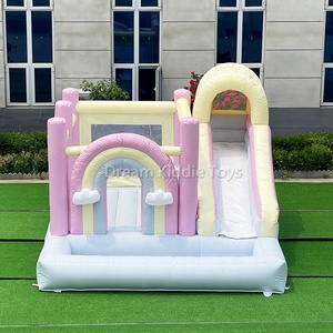 Structure gonflable combinée en PVC écologique pour l'extérieur, avec <span class=keywords><strong>piscine</strong></span> à balles pour enfants, idéale pour la <span class=keywords><strong>location</strong></span> - Product Image 1