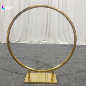 Wholesale Gold Flower Rack for Weddings Luxury High Quality Smooth Display Stand for Events Decor - Product Image 5