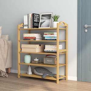 Muebles de bambú <span class=keywords><strong>Zapatero</strong></span> <span class=keywords><strong>fino</strong></span> Almacenamiento de exhibición y organizador de <span class=keywords><strong>Zapatero</strong></span> moderno con estantes para entrada, pasillo o sala de estar - Product Image 4