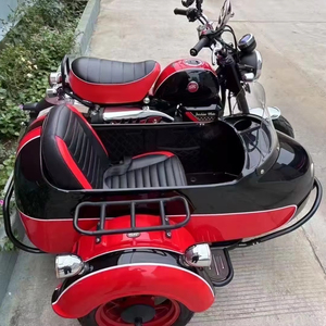 <span class=keywords><strong>Moto</strong></span> à essence tricycle à trois <span class=keywords><strong>roues</strong></span> 150cc avec cycle d'essai motorisé Sidecar ouvert pour passagers - Product Image 2
