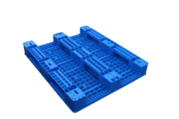 NEXARA Heavy Duty 1200*1000mm Mesh 3-Runner Palettes empilables en plastique avec entrée à 4 voies pour des opérations efficaces en entrepôt