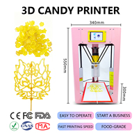 Imprimante alimentaire 3D, imprimante à chocolat, imprimante à bonbons 3D, machine à art sucré DIY, machine à biscuits et desserts intelligente pour la maison, les fêtes d'enfants, les cadeaux