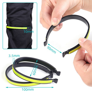 <span class=keywords><strong>Clip</strong></span> réfléchissant pour <span class=keywords><strong>pantalon</strong></span> de vélo, bande de sécurité cyclisme extérieur - Product Image 3