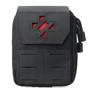 Tactical Medical Trauma First Aid Kit Pouch Laser Cut Utility Molle Rip-away Emergency Bag