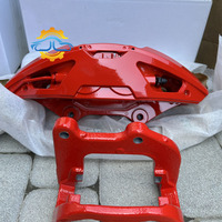 Kit de instalación de piezas de automóvil, pinza de freno de coche deportivo rojo, pinza de montaje 34112458883 para BMW X5 G05 X6 G06