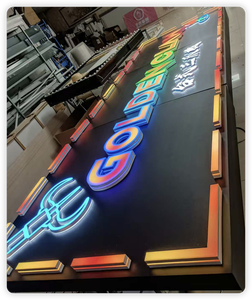 ป้าย3D ข้อความธุรกิจตัวอักษรในร่มกลางแจ้งมีไฟด้านหลังติดโลโก้ช่องเรืองแสงตัวอักษร - Product Image 3