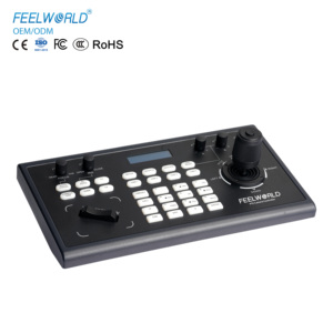 Contrôleur <span class=keywords><strong>de</strong></span> caméra PTZ FEELWORLD KBC10 avec joystick et commande par clavier, écran LCD, prise en charge PoE pour la diffusion en direct en église - Product Image 1