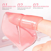 Vente en gros Mascarilla De Labios Pink Lipmask Private Label Bio Hydratant Repulpant Collagène Lèvres Masque de sommeil