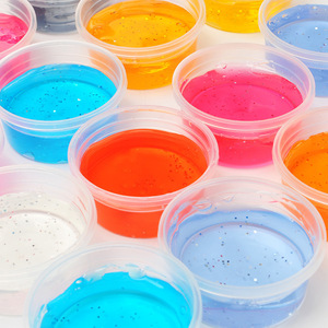 Kit de slime transparent avec activateur, slime nuageux et fluffy, et Floam transparent pour filles - Kit DIY de slime - Product Image 3