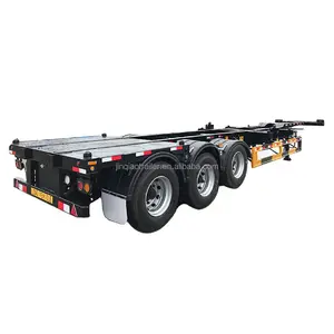 Trung quốc siêu nhà máy container Giao thông vận tải Skeleton chasis 2/3/4 trục bán xe tải Trailer