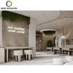 Luxury Barber Shops Interior Design Custom Spa Area Furniture Set Durable <b>Nail</b> Beauty Shop Showcase with Image Wall Decoration - Product Image 3