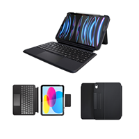 Clavier intelligent à adsorption automatique 3 broches, spécialement conçu pour iPad 10.9 (10e génération) et iPad A16 11 pouces, touches ergonomiques pleine taille, multi-vues