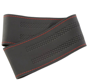 Funda Universal Personalizada para Volante de Coche <span class=keywords><strong>Mico</strong></span> SF-313, Popular, de Cuero PVC, con Costuras a Mano - Product Image 1