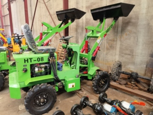 Mini Cargadora de Ruedas de 400 kg a 500 kg, Cargadora Frontal Eléctrica o Diésel para Uso Agrícola, de Jardinería y Construcción - Product Image 2
