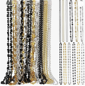 Kalung Bintang Bertumpuk Multi-lapis Hadiah Perayaan Perhiasan Pesta Champagne untuk Hadiah Kejutan Ulang Tahun dan Peringatan - Product Image 1