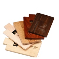Clé USB 2.0 en bois personnalisable avec logo, nouveau modèle écologique, format carte de visite, 8GB/16GB/32GB/64GB/128GB