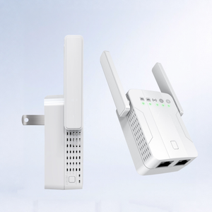 เครื่องขยายสัญญาณไวไฟ 1200Mbps แบบสองย่านความถี่ 5GHz 2.4GHz พร้อมเสาอากาศภายนอก 2 เสา โหมด <span class=keywords><strong>WPS</strong></span> AP พอร์ตอีเธอร์เน็ต - Product Image 2