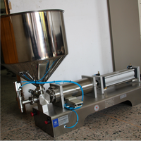 Machine de remplissage pneumatique horizontale pour miel visqueux, pâte de chocolat et crème