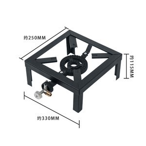 Réchaud à gaz en fonte Hongkun pour extérieur avec support, brûleur au propane haute puissance pour la cuisson sur la terrasse - Product Image 3