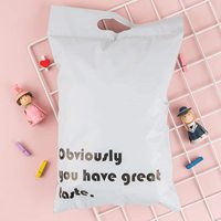 Blanc personnalisé Vêtements En Plastique Emballage En Plastique Sac de Courrier 10x13in Enveloppes D'expédition Enveloppes Poly Sac