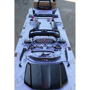Adecuado para Toyota <span class=keywords><strong>Land</strong></span> <span class=keywords><strong>Cruiser</strong></span> 200 2008-2015 a 2016-2020 Estilo Contiene Parachoques Delantero y Trasero con Rejilla y Faros Automáticos Capó - Product Image 1