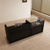 Bureau d'accueil moderne pour magasin de vêtements, salon de beauté, bar, mobilier commercial de luxe en MDF