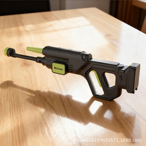 Pistola de lavado de autos a batería de 21v con presión ajustable, alta potencia y portátil para limpieza de vehículos - Product Image 2
