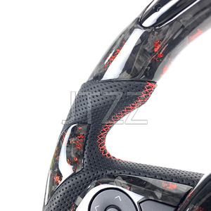 Cho TOYOTA <span class=keywords><strong>CAMRY</strong></span> Corolla 2018 2019 2020 2021 2022 LED hiển thị giả mạo sợi carbon chỉ đạo Wheel - Product Image 4