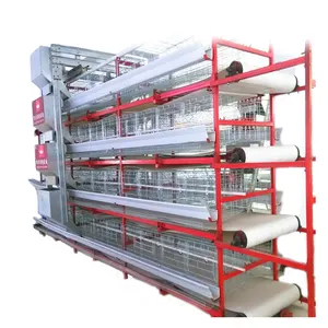 Fabrication de Cage de poulet entièrement automatique, cadre A/H, Cage de poulet, 120 poulets par Cage, fermes, produit chaud gratuit 2019 HT 80