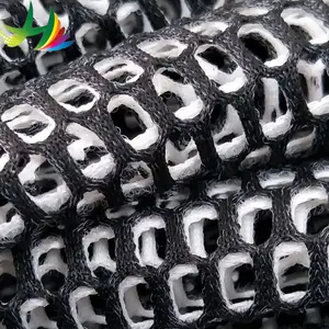 Flachstrick recycelt OEM ODM Polyester 3D-Gitterstoff für Kleidung