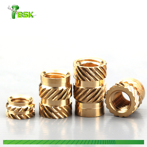 M1.6 M2 M2.5 M3 M4 M5 M6 M8 M10 Heat Set Insert For Plastic Threaded Insert Nut Knurled Nuts Brass Insert Nut