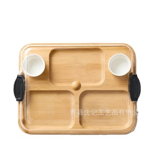 Bandeja de Servir de Madera con Compartimentos para Queso, Frutas, Aperitivos, Uso Doméstico - Product Image 5