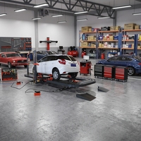 Machine de réparation de châssis de voiture robuste, construction métallique, table de travail 6000, banc de redressage de carrosserie automobile pour l'entretien automobile