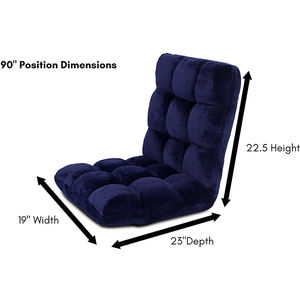 كرسي أرضي للاسترخاء قابل للطي بتصميم عصري للألعاب، كرسي استرخاء مبطن بمسند ظهر قابل للتعديل لغرفة المعيشة، متوفر للبيع بالجملة حسب الطلب - Product Image 5