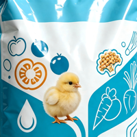 Sac en plastique tissé laminé BOPP de qualité export pour l'alimentation des volailles