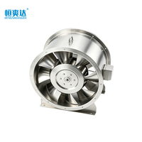 Ventilateur axial d'extraction de fumée SWF en acier inoxydable 304 316L pour bâtiment, tunnel, garage souterrain, ventilation des fumées - neuf