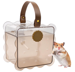 Cage portable pour petits animaux Golden Bear, pour les chinchillas, en matériau PC écologique, durable, étui de transport pour les voyages - Product Image 1