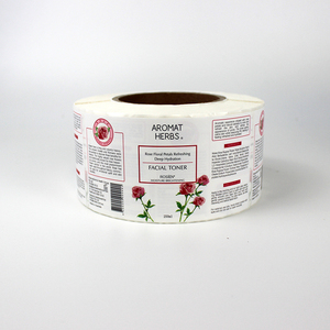 Etiqueta Impermeable para Botellas, Etiqueta Cosmética <span class=keywords><strong>de</strong></span> Vinilo, Adhesivo Cosmético BOPP, Adhesivo para Aceites Esenciales, Adhesivo con Logotipo para el Cuidado <span class=keywords><strong>de</strong></span> la Piel, Etiqueta con Logotipo <span class=keywords><strong>de</strong></span> Vinilo - Product Image 1