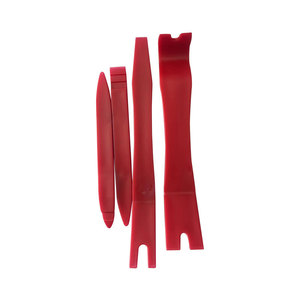 Kit de leviers de démontage en plastique 4 pièces pour panneaux de porte de voiture et garnitures, outil de démontage pour système audio et navigation - Product Image 1