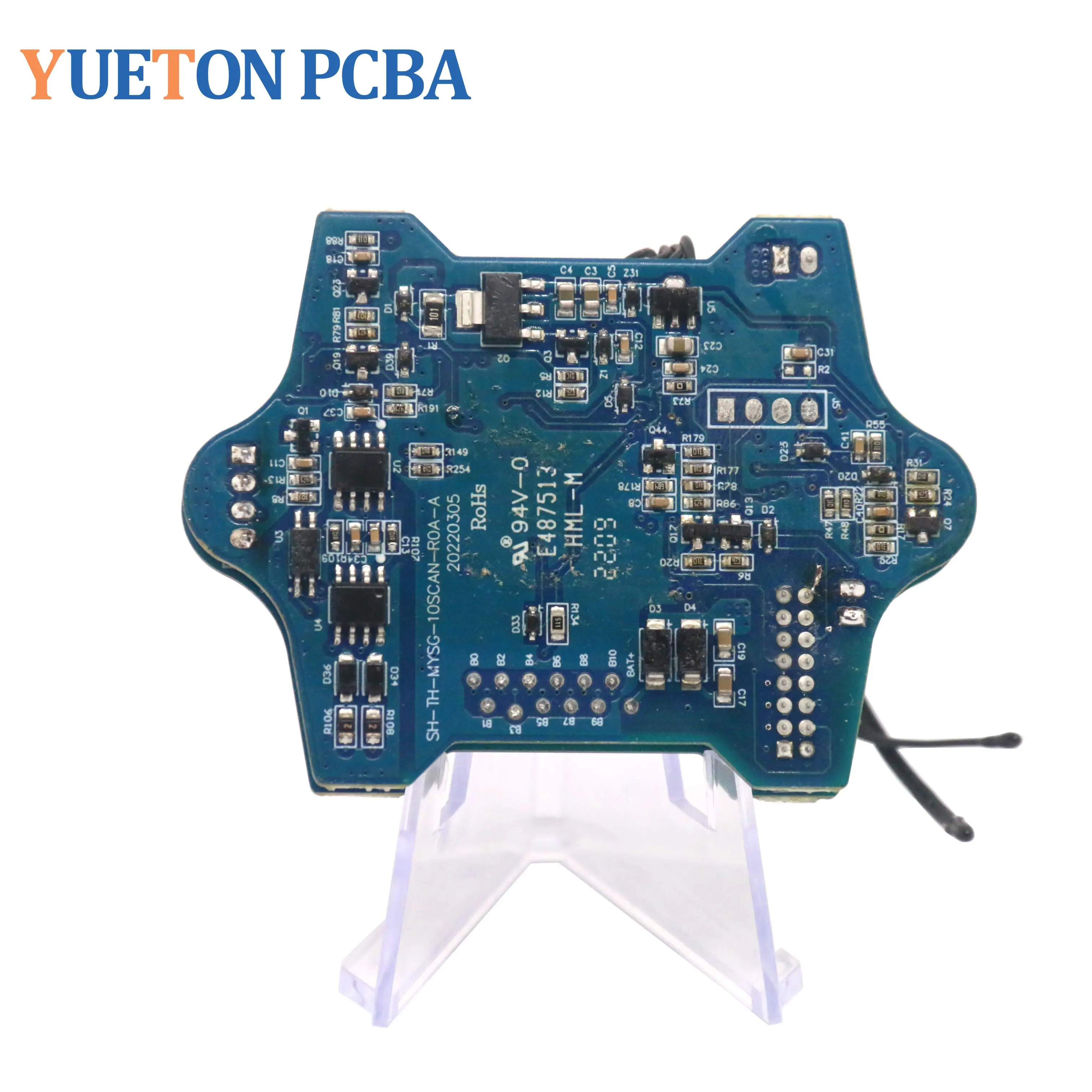 Un arrêt Bms Pcb Circuit imprimé 10S 60A Bms Pcba Pcb assemblage pour vélo à assistance électrique vélo électrique