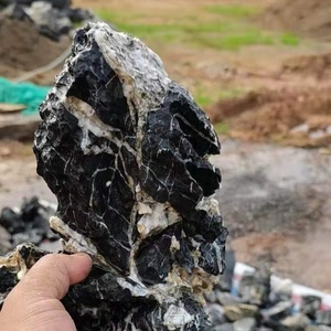 Batu Seiryu Cuci Asam Urat Hitam Putih Murni untuk Tangki Ikan Akuarium - Product Image 6