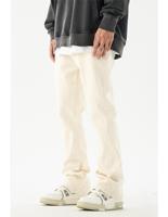 Design personnalisé pour hommes Jeans personnalisés pour hommes Pantalon en denim évasé Jean en denim cargo de haute qualité pour hommes Plantes