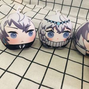 Customize Creative Round Anime Avatar <b>Squishy</b> Squeak Bead Filling Keychain Custom Coton Filling Squeaker Digital Photo Keychain - Product Image 5