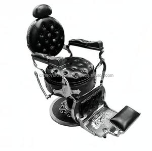 Phong cách hiện đại người đàn ông cắt tóc ghế với ergonomic ngả trở lại và chiều cao có thể điều chỉnh cho vintage tiệm hớt tóc hoặc hội thảo sử dụng - Product Image 4