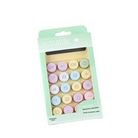 Mini-calculatrice portable multifonction super mignonne - Couleurs dégradées (violet/bleu/jaune) à piles