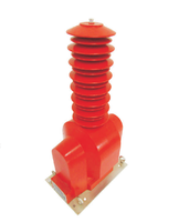 Transformateur de Potentiel d'Entrée JDZXW-35W2 35KV, Bobine Toroidale Simple en Résine Époxy Rouge, 100 0.2 0.5 6P, Haute Tension Électrique