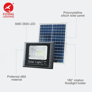 Projecteurs solaires LED extérieurs IP65 ABS 10W 20W 30W 50W pour jardin - Product Image 2