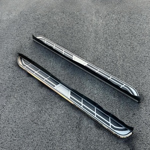 Estribos Laterales Universales de Acero Inoxidable, Precio de Fábrica, Accesorios para Automóviles, Estribos Laterales Negros - Product Image 1
