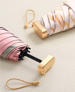Mini <span class=keywords><strong>Sombrilla</strong></span> Portátil con <span class=keywords><strong>Protección</strong></span> Solar, Tipo Cápsula, para Mujer, <span class=keywords><strong>Protección</strong></span> <span class=keywords><strong>UV</strong></span>, con Revestimiento Negro, Venta al Por Mayor - Product Image 6